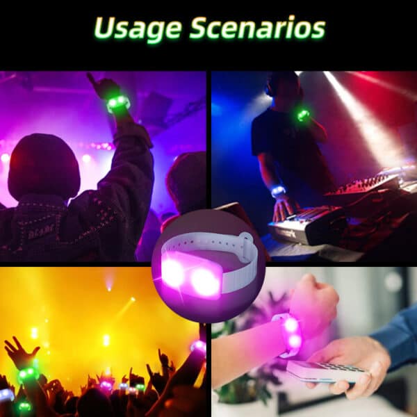 Radio Controlled LED Wristbands